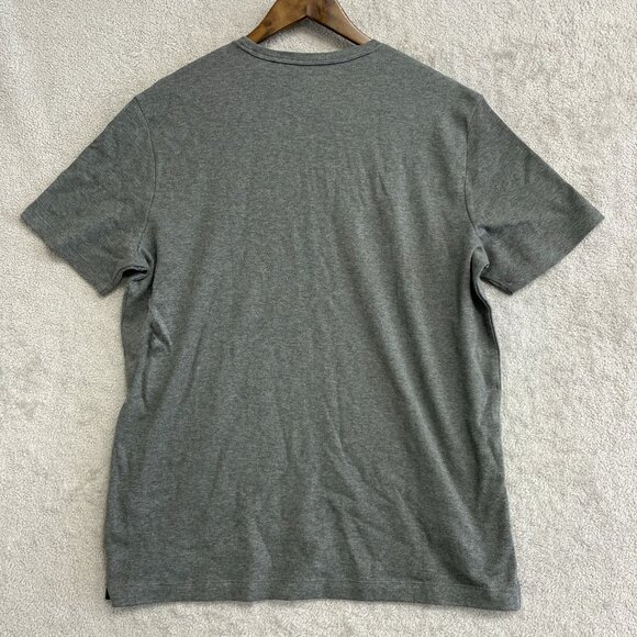 NEW Banana Republic Men's L Luxe Touch Performance Tee 100% Cotton Gray T-Shirt - Picture 3 of 6